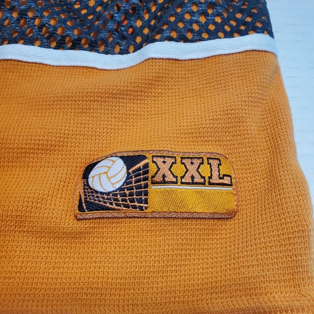 Vintage Disney Winnie the Pooh Tigger Boys Orange Mesh Tank Top Shirt Size 7